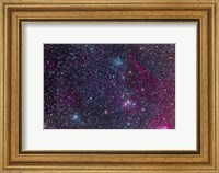 The Pinwheel Cluster and Starfish Cluster in the constellation Auriga Fine Art Print