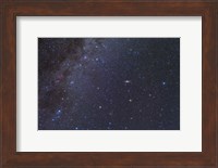 Cassiopeia, Perseus and Andromeda area of the northern autumn sky Fine Art Print
