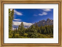 he Big Dipper over Castle Mountain, Banff National Park, Canada Fine Art Print