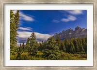 he Big Dipper over Castle Mountain, Banff National Park, Canada Fine Art Print