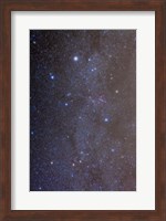 The constellations of Auriga and southern Gemini Fine Art Print