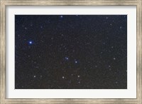The constellations of Corvus and Crater with nearby deep sky objects Fine Art Print