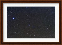 The constellations of Corvus and Crater with nearby deep sky objects Fine Art Print