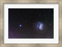 The Large Magellanic Cloud and bright star Canopus Fine Art Print