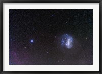 The Large Magellanic Cloud and bright star Canopus Fine Art Print