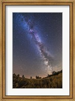 The summer Milky Way on a clear moonless evening in Alberta, Canada Fine Art Print