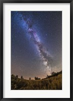 The summer Milky Way on a clear moonless evening in Alberta, Canada Fine Art Print