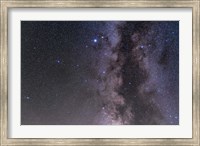 Aquila constellation and the Serpens-Ophiuchus double cluster Fine Art Print