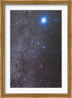 Constellations Canis Major and Puppis with nearby deep sky objects Fine Art Print