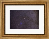 Widefield view of dark nebulae in the Aquila constellation Fine Art Print