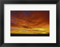 Colorful clouds at sunset in Alberta, Canada Fine Art Print