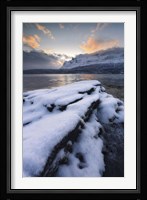 A cold morning in Grovfjorden, Troms County, Norway Fine Art Print