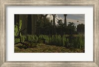 Carboniferous forest of the Eastern United States 300 million years ago Fine Art Print