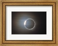 The second diamond ring during the total eclipse of the Sun Fine Art Print