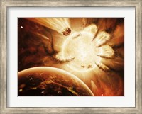 The Hand of Destiny Nebula is devouring the star Abigor Fine Art Print