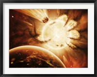 The Hand of Destiny Nebula is devouring the star Abigor Fine Art Print