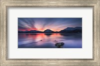 Sunset over Tjeldsundet, Troms County, Norway Fine Art Print