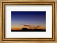 The Moon and Jupiter in conjunction with Jupiter's moons Fine Art Print