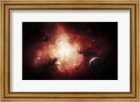 The birth of numerous stars exposing their light to the universe Fine Art Print
