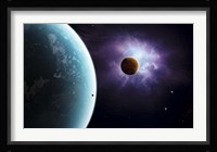 Two planets born from the same star, yet they couldn't be more different Fine Art Print