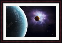 Two planets born from the same star, yet they couldn't be more different Fine Art Print