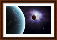 Two planets born from the same star, yet they couldn't be more different Fine Art Print