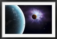 Two planets born from the same star, yet they couldn't be more different Fine Art Print