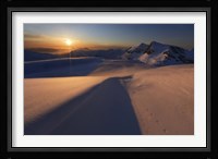 Midnight Sun over Lilletinden Mountain, Nordland, Norway Fine Art Print