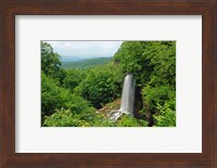 Waterfall and Allegheny Mountains Fine Art Print