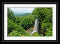 Waterfall and Allegheny Mountains Fine Art Print