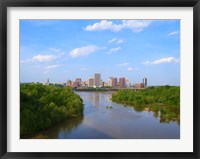 Skyline of Richmond, VA Framed Print