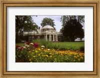 Gardens at Jefferson s home at Monticello Fine Art Print