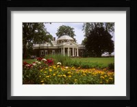 Gardens at Jefferson s home at Monticello Fine Art Print