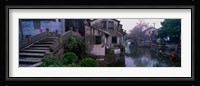 Ancient Town and Canal, China Fine Art Print