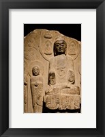 Buddha statue c. 550-577 AD, Shanghai, China Fine Art Print