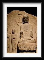 Buddha statue c. 550-577 AD, Shanghai, China Fine Art Print