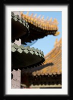 China, Beijing, Forbidden City. Emperors palace, Hall of Consolation. Fine Art Print