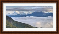 Asia, Bhutan, Mt Jumolhari, Chelela Pass Fine Art Print