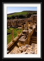 Ancient Architecture, Roman Brothels, Dougga, Tunisia Fine Art Print