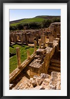 Ancient Architecture, Roman Brothels, Dougga, Tunisia Fine Art Print