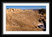 Historical 2nd Century Roman Theater ruins in Dougga, Tunisia, Northern Africa Fine Art Print