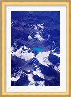 Aerial View of Snow-Capped Peaks on the Tibetan Plateau, Himalayas, Tibet, China Fine Art Print