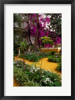 Garden Courtyard, Marrakech, Morocco Fine Art Print