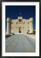 Fort Qu'it Bey, Alexandria, Mediterranean Sea, Egypt Fine Art Print