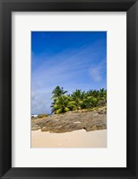 Anse Bambous Beach on Fregate Island, Seychelles Fine Art Print