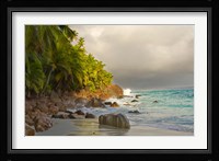 Anse Beach on Fregate Island, Seychelles Fine Art Print