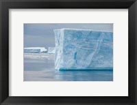 Antarctica, Antarctic Sound. Tabular icebergs. Fine Art Print