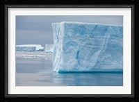 Antarctica, Antarctic Sound. Tabular icebergs. Fine Art Print