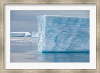 Antarctica, Antarctic Sound. Tabular icebergs. Fine Art Print