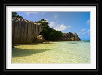 Cliffs of Anse-Source D'Argent, Seychelles, Africa Fine Art Print